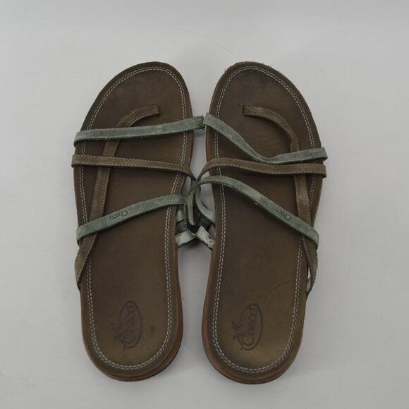 Chacos Cordova Womens Size 10 Leather Strappy Sandals Brown - Picture 10 of 14
